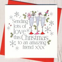 <!-- 001-->Amazing Friend Christmas Card