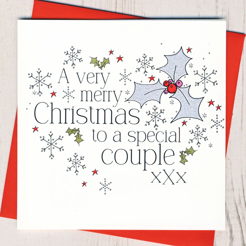 <!-- 004-->Merry Christmas To A Special Couple Card