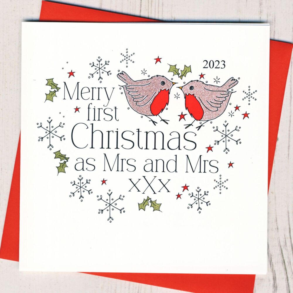 <!-- 003-->Merry Christmas To Both of You Card