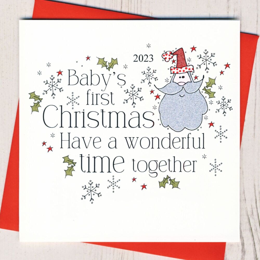 <!-- 006-->Baby's First Christmas Card