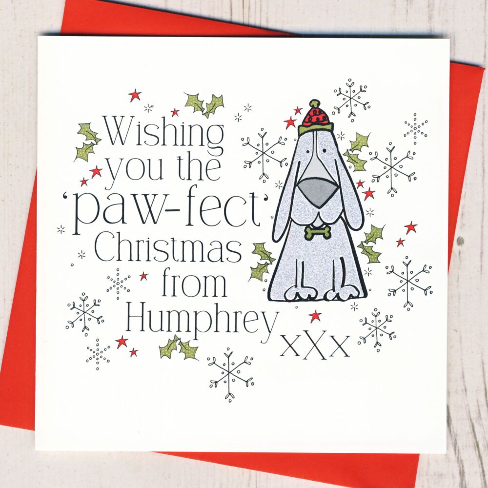 <!-- 013-->Wishing You The Paw-fect Christmas Card
