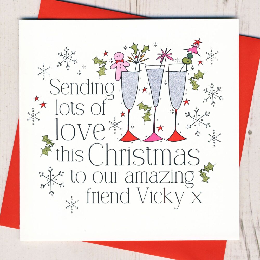 <!-- 012-->Personalised Christmas Trees Card