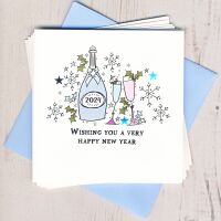<!-- 005 -->Pack of Five Happy New Year Cards