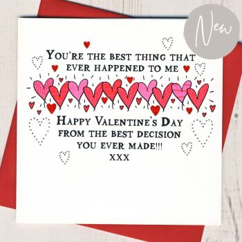You're The Best Valentine's Card