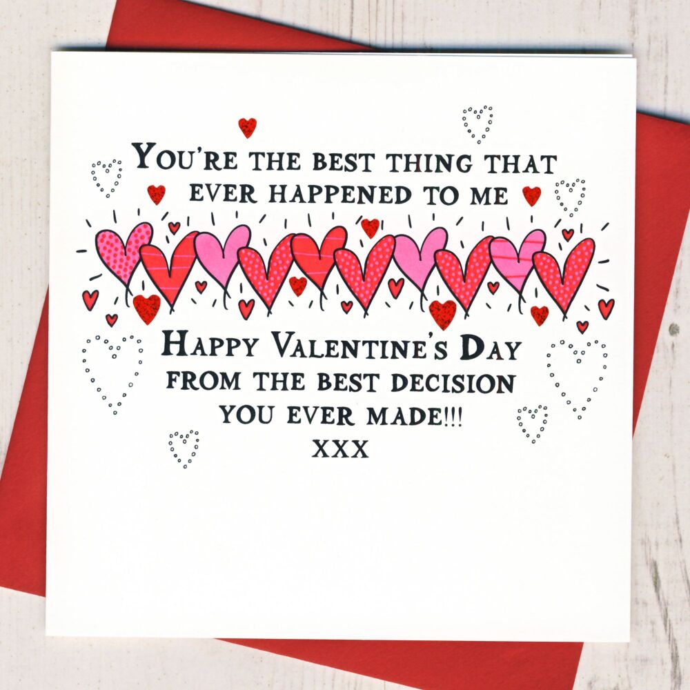 <!-- 003 -->You're The Best Valentine's Card