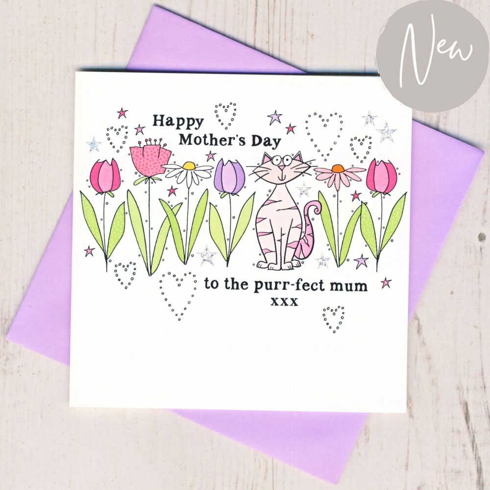 <!-- 012 -->Purr-fect Mum Mother's Day Card
