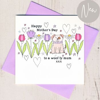 Woof-ly Mum Mother's Day Card
