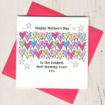 Kindest Best Mummy Mother's Day Card