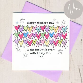 To The Best Wife on Mother's Day Card