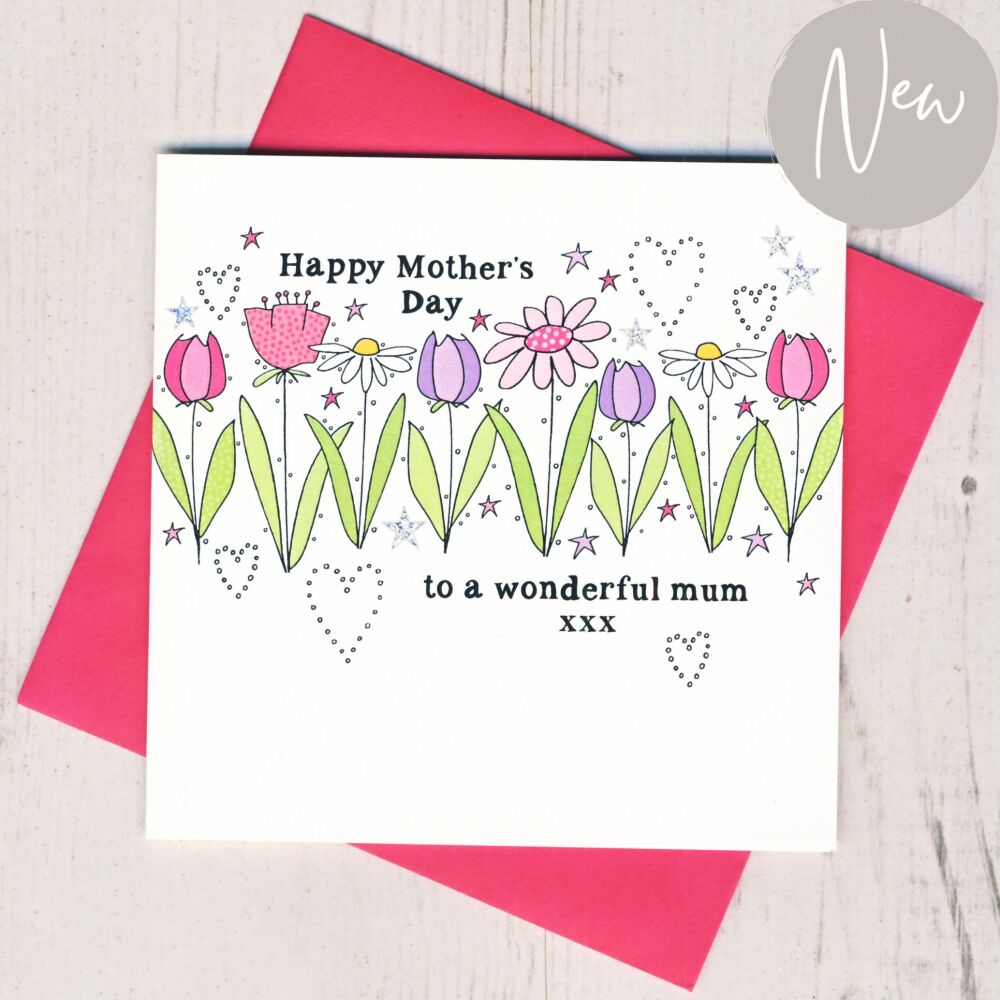 <!-- 008 -->Floral Mother's Day Card