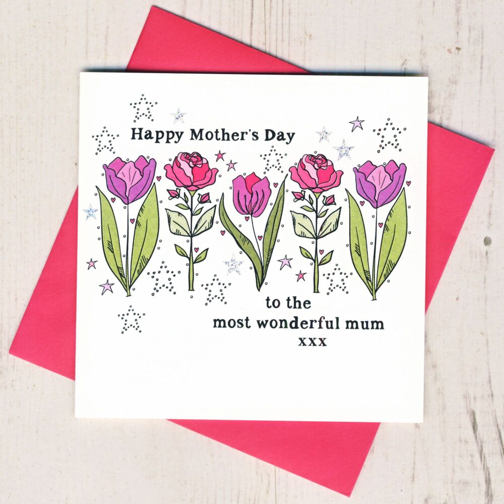 <!-- 005 -->Floral Mother's Day Card