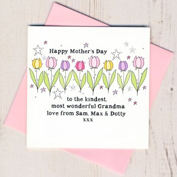 Personalised Grandma Mother's Day Card