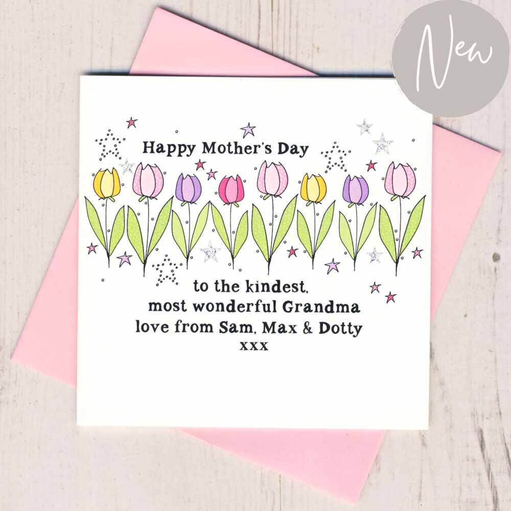 <!-- 032 -->Personalised Grandma Mother's Day Card