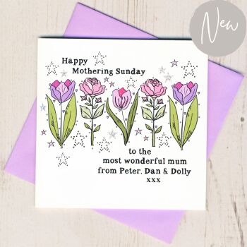 Personalised Mothering Sunday Card