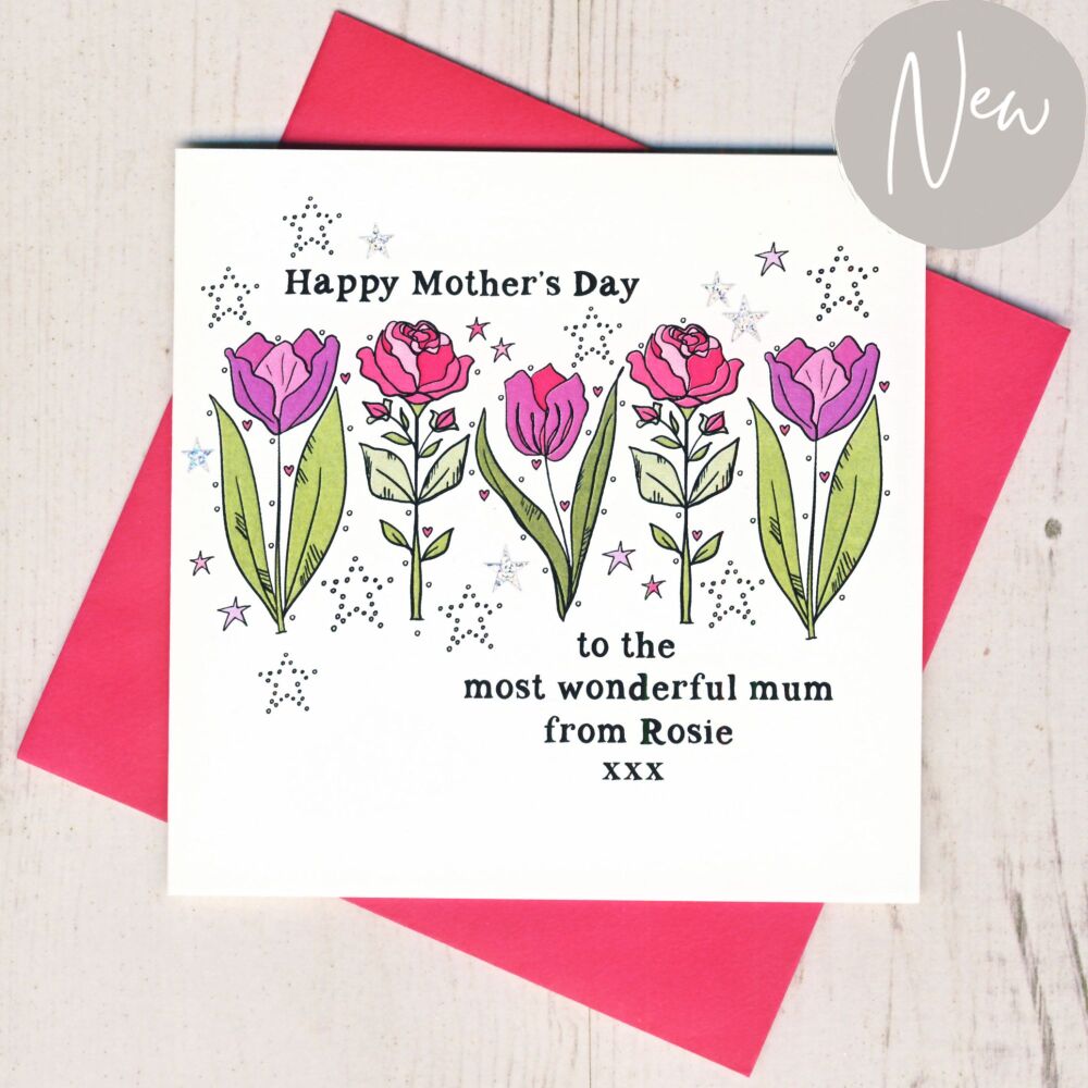 <!-- 042 -->Floral Mother's Day Card