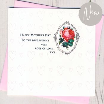 Mummy Vintage Rose Mother's Day Card