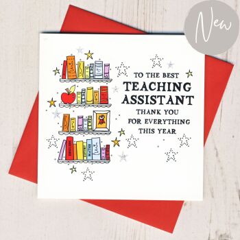  Teaching Assistant Thank You Card