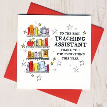  Teaching Assistant Thank You Card