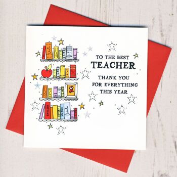  Best Teacher Thank You Card