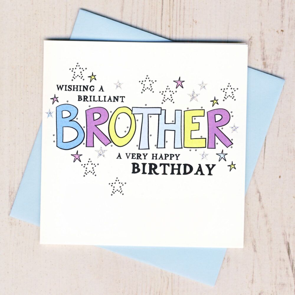 Brother Birthday Card