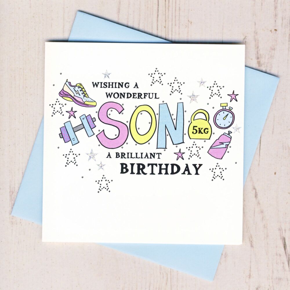 <!-- 017-->Son Birthday Card