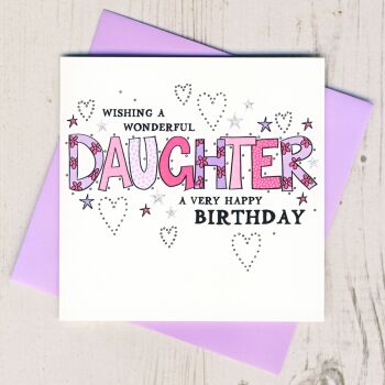 Daughter Birthday Card