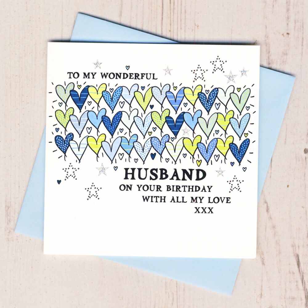 <!-- 010 -->Husband Birthday Card