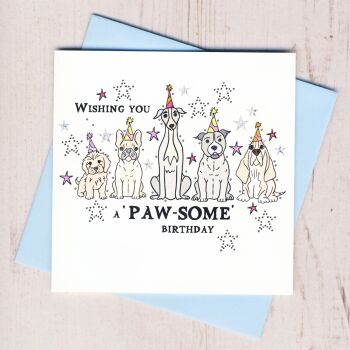  Wishing You a Paw-some Birthday Card