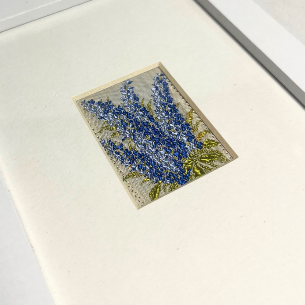 <!-- 011 --> Framed Vintage Floral Embroideries