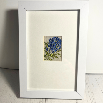  Framed Phlox Embroidery