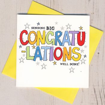 Colourful Congratulations Card