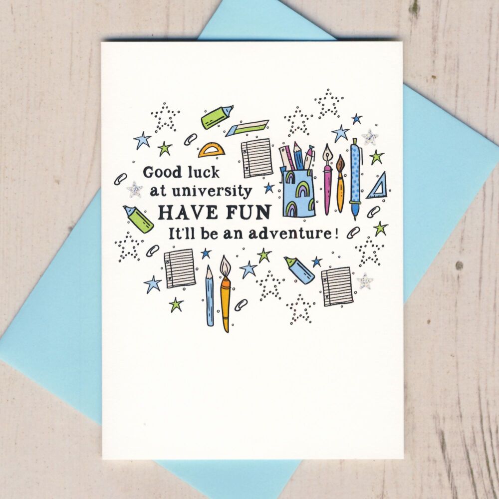 <!-- 000 --> Good Luck At University Card