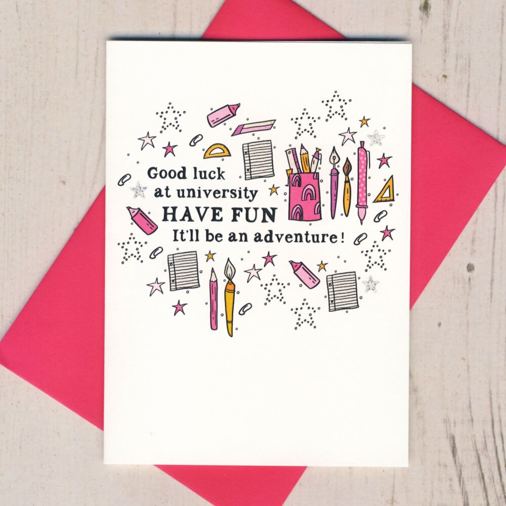 <!-- 000 --> Good Luck At University Card