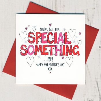 Special Something Valentines Card