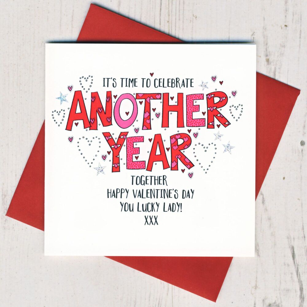 <!-- 002 -->Another Year Valentines Card