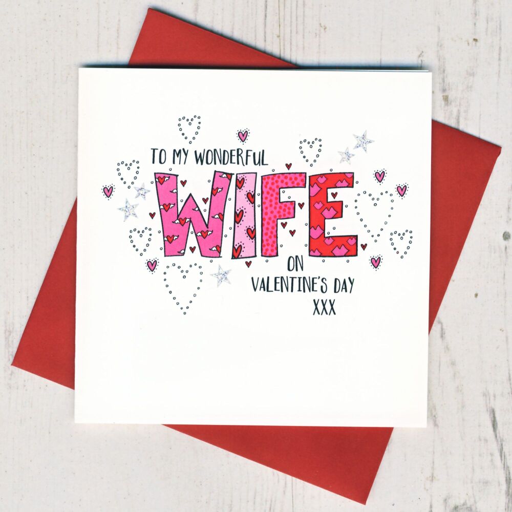 <!-- 001 -->Wife Valentines Card