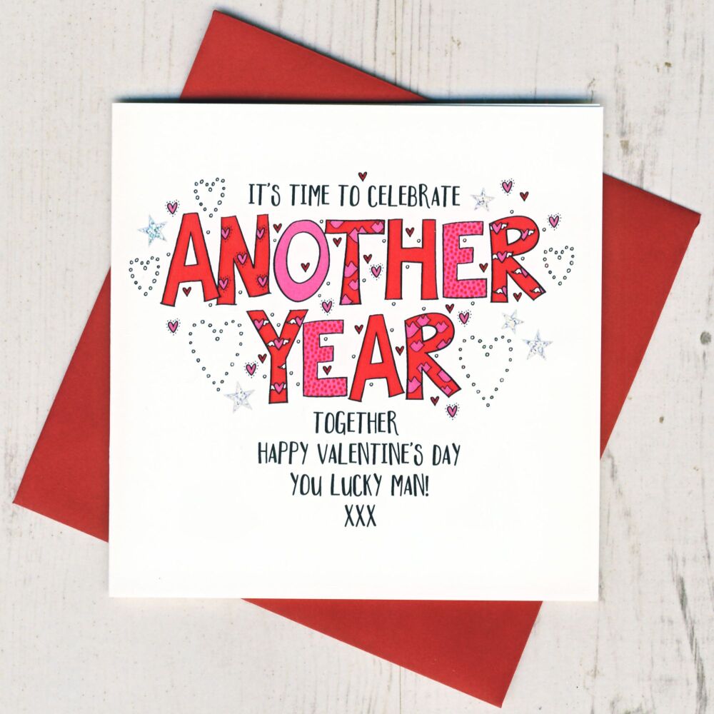 <!-- 001 -->Another Year Valentines Card