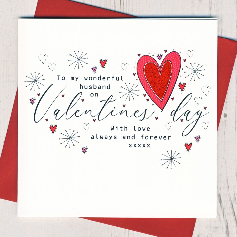 <!-- 000   -->Wonderful Husband Valentines Card