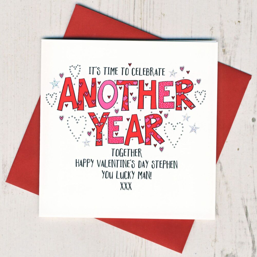 <!-- 000     -->Another Year Valentines Card