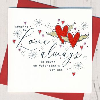 Personalised Love Always Valentines Card
