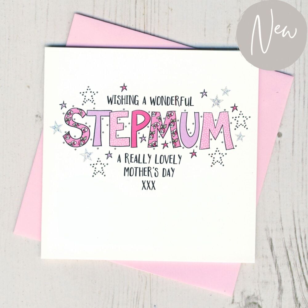 <!-- 033-->Stepmum Mother's Day Card