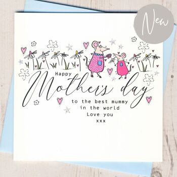 Mummy Mouse Mother's Day Card