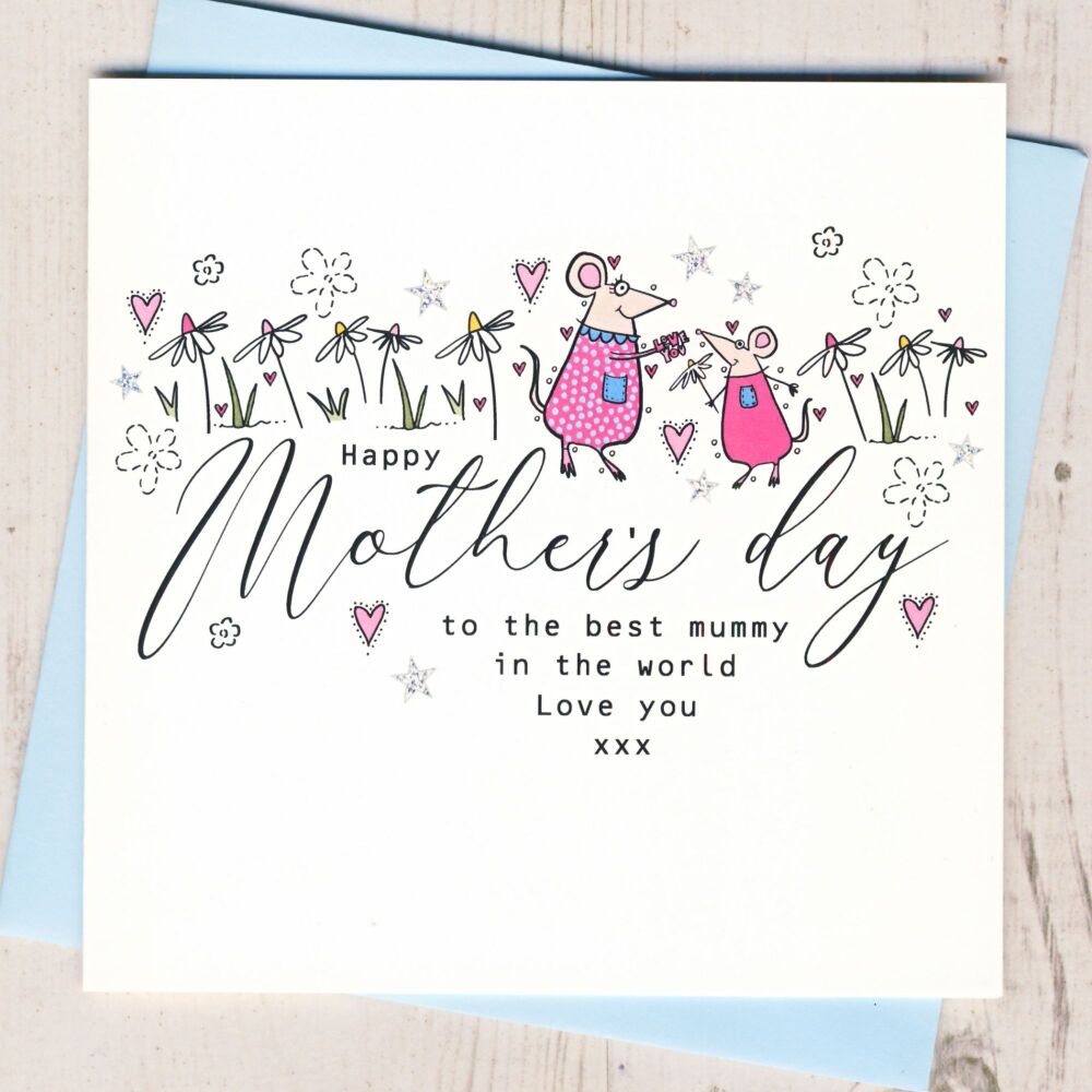 <!-- 042 -->Mummy Mouse Mother's Day Card