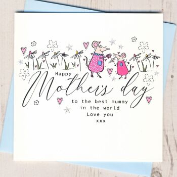 Mummy Mouse Mother's Day Card