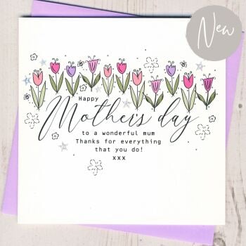 Tulip Mother's Day Card