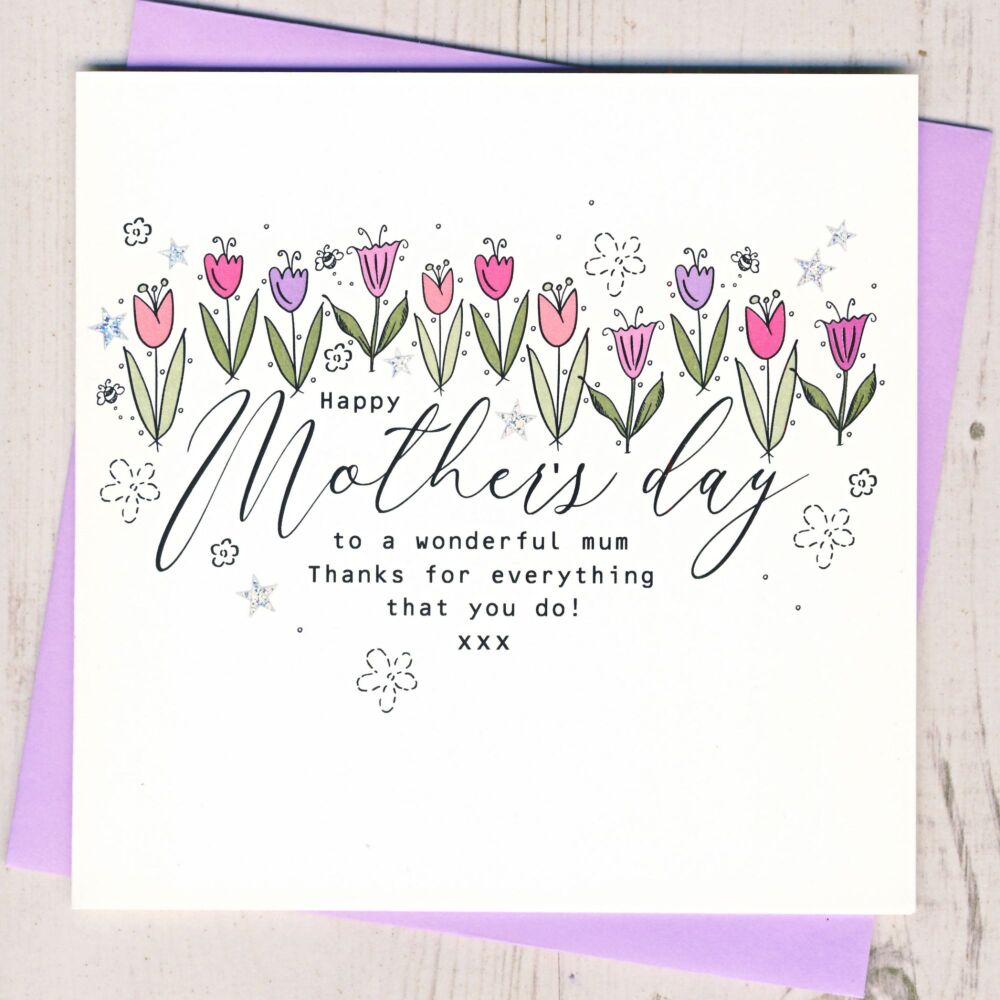 <!-- 046 -->Tulip Mother's Day Card