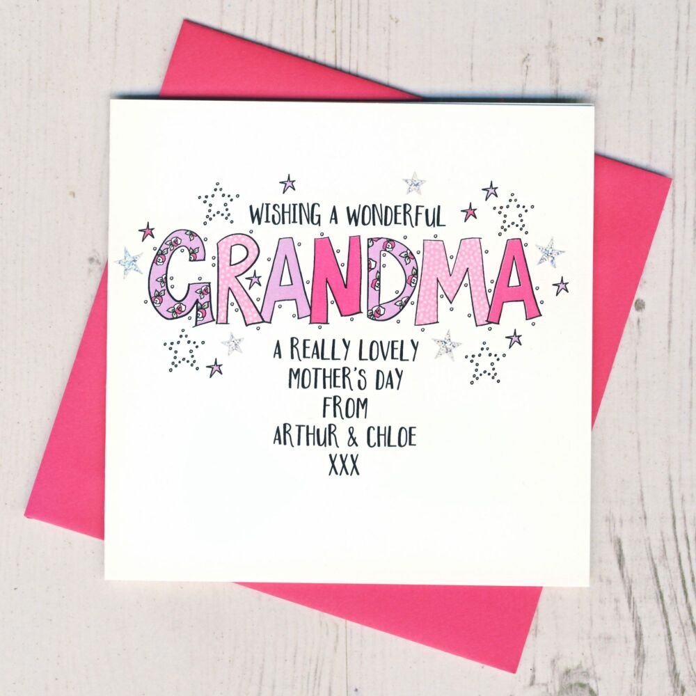 <!-- 050-->Grandma Mother's Day Card