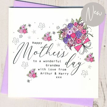 Personalised Grandma Mother's Day Card