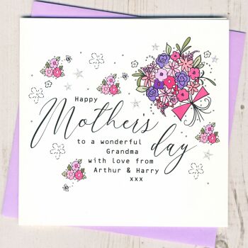 Personalised Grandma Mother's Day Card