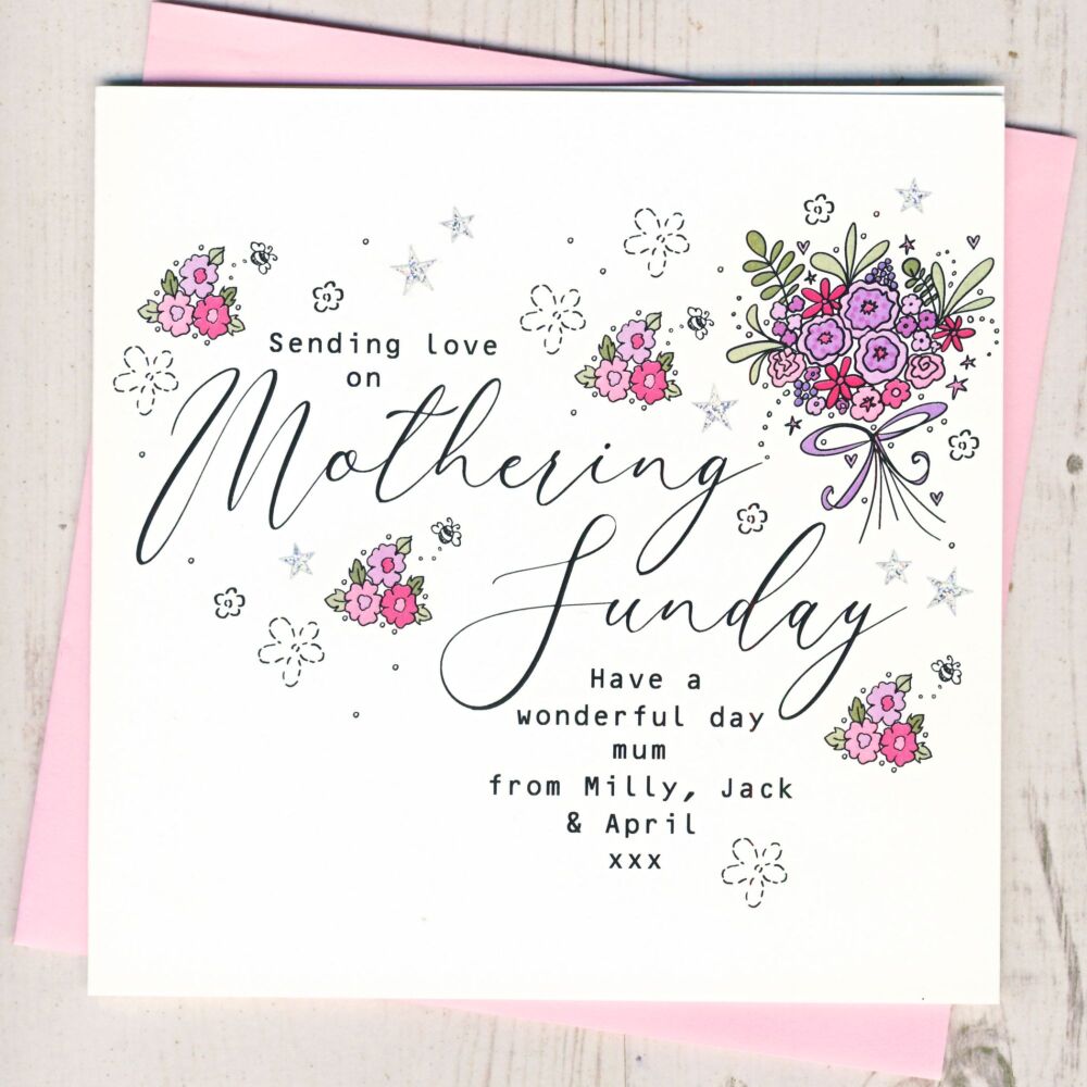 <!-- 055 -->Personalised Mothering Sunday Card
